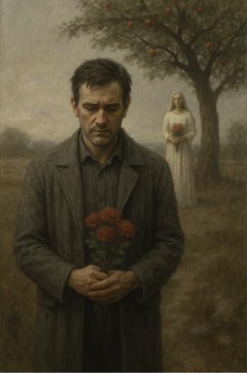 Poster for The Cart of Absence and the Apple Tree